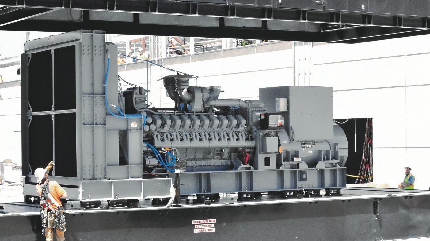 Energy Efficient Data Center Achieves 2n Reliability Mtu Onsite Energy Generator Sets Provide Critical Backup
