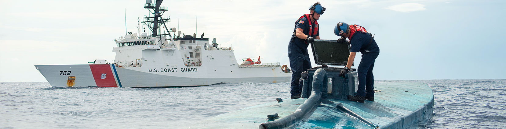 Die US-Navy auf der Jagd nach Drogenschmugglern.