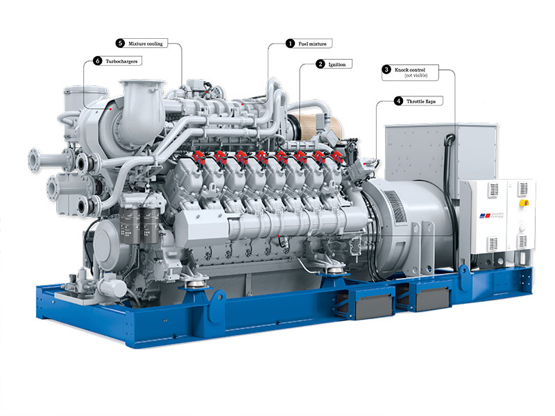 How do gas engines differ from diesel engines?