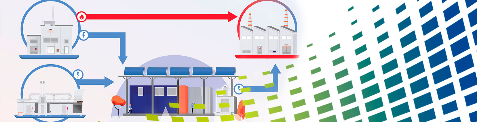 Microgrids kombinieren regenerative Energien mit der Stabilität konventioneller Stromerzeuger.