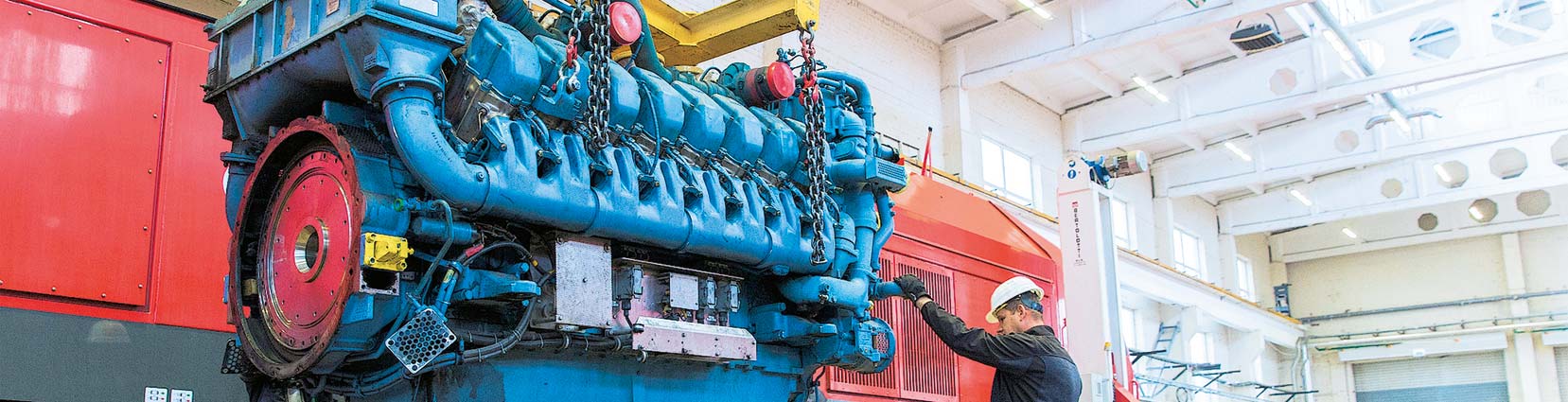 Lithuanian Railways overhauls freight locomotives using MTU reman engines.