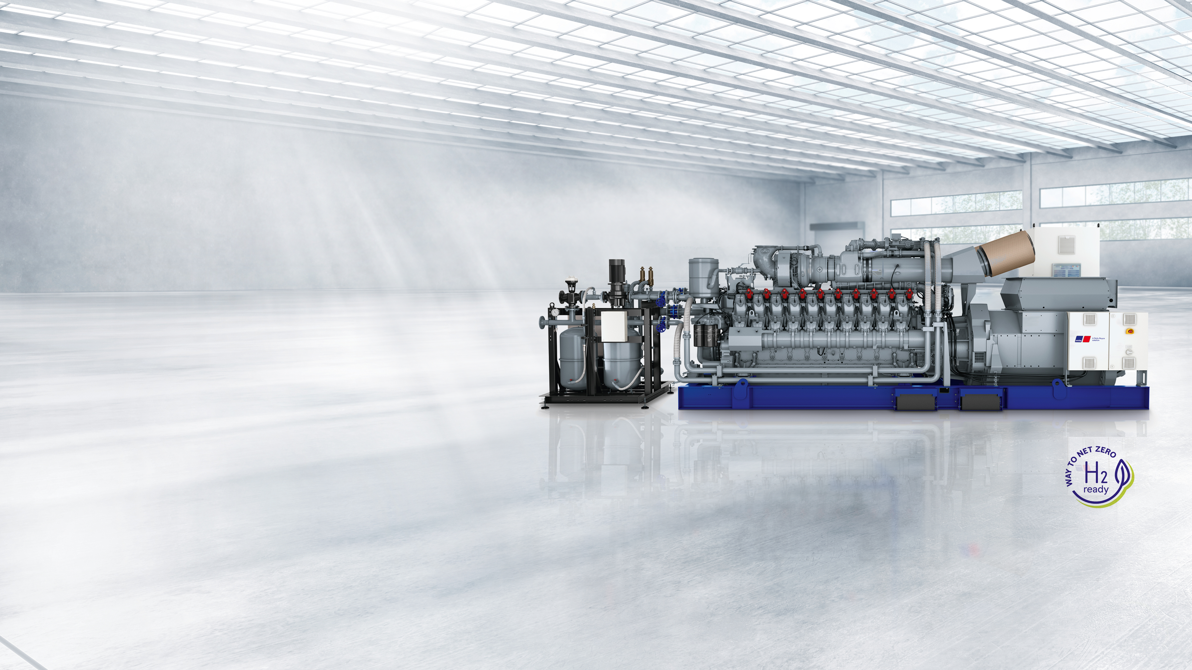 The mtu Natural gas powered Series 4000