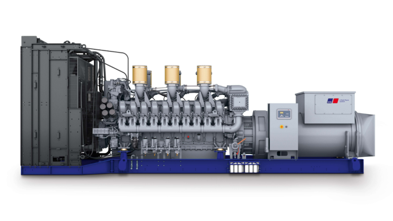 mtu Series 4000 Generator Set