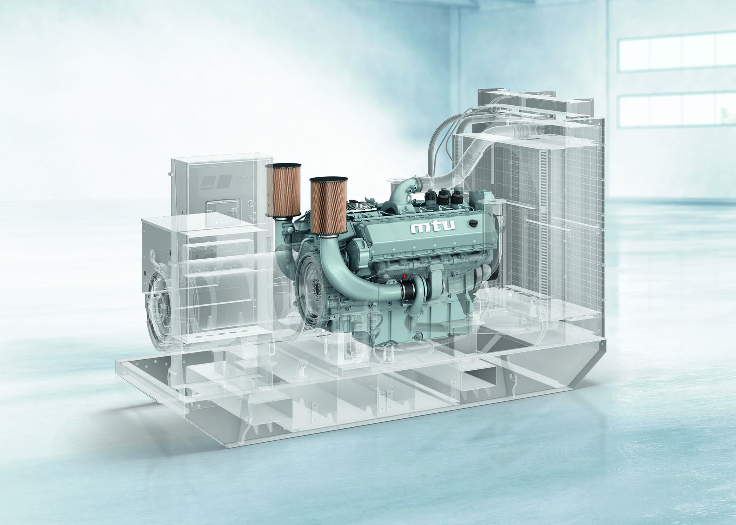 MTU mtu 12V1600 Gx1 – Generator Set (50 Hz)
