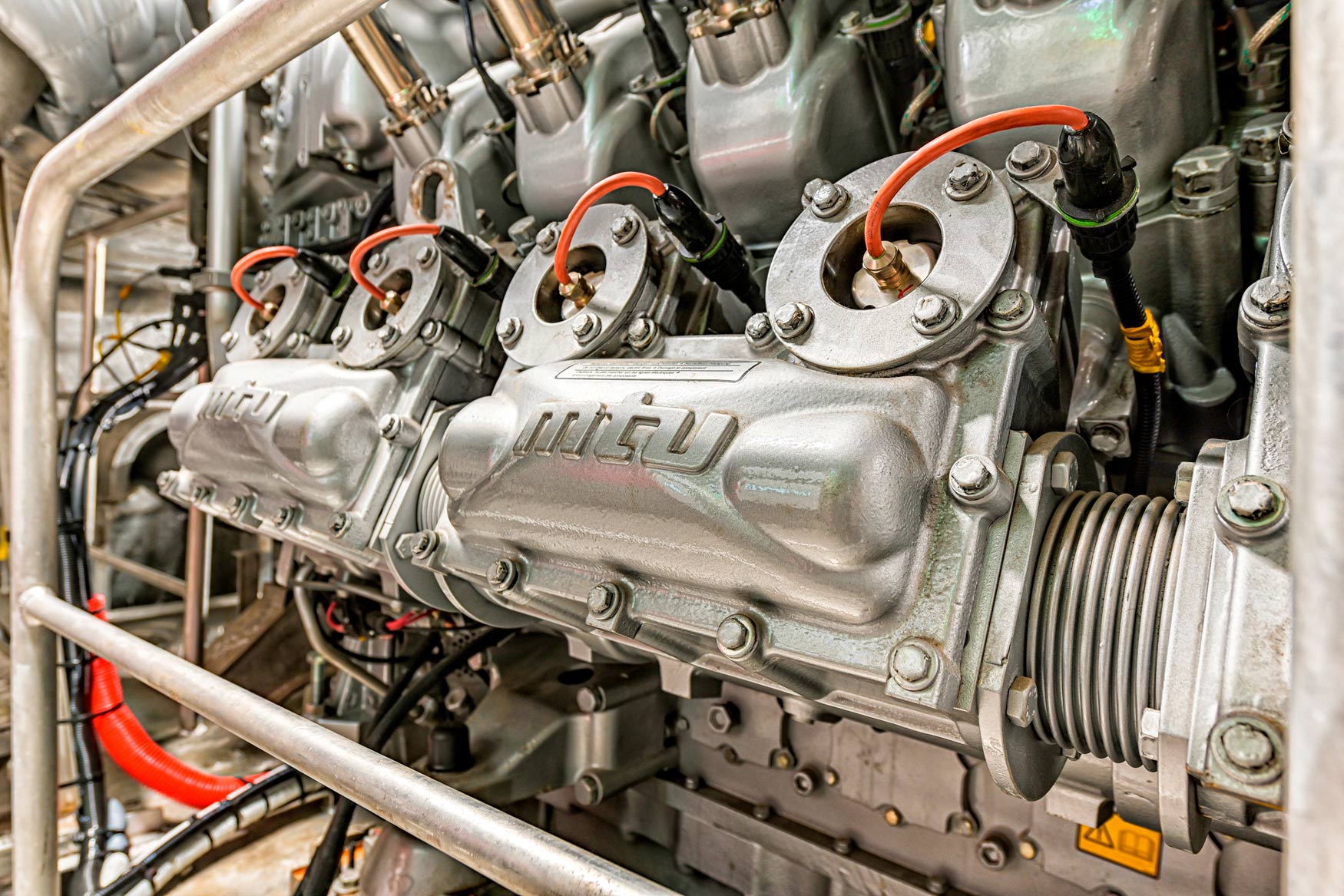 On clean course with the mtu gas engine